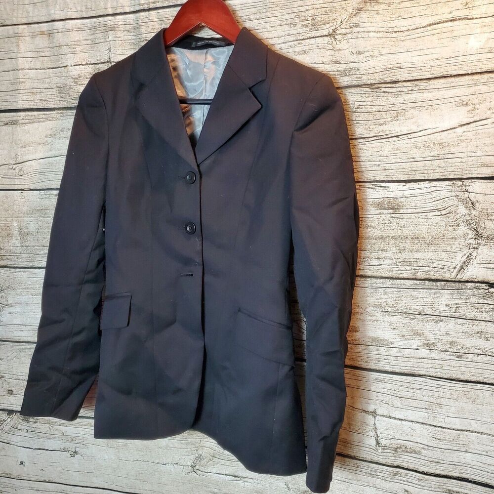 Juniors The Elite Black Blazer Size 8R